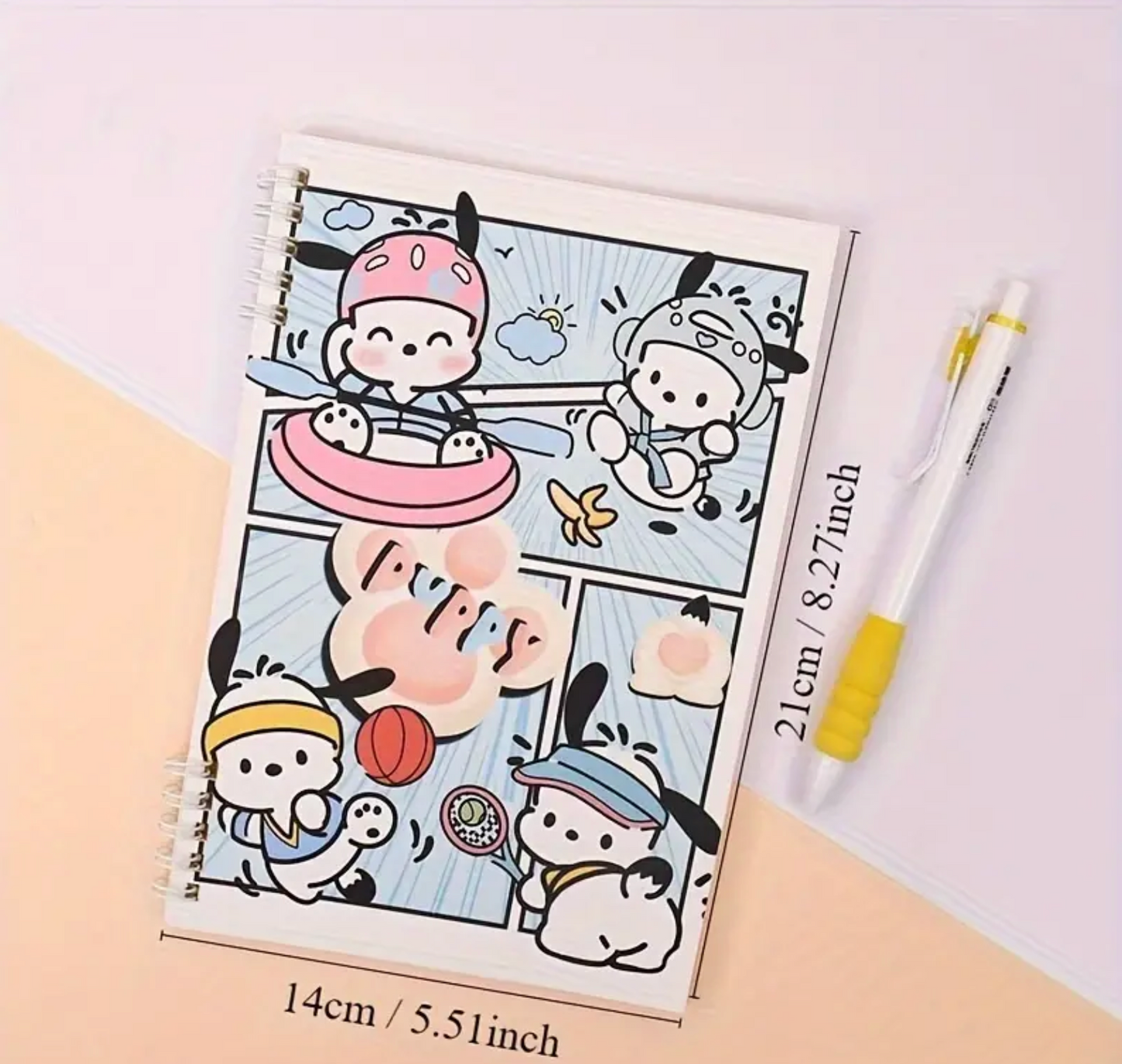 Pochacco Notebook Sanrio (Random Style)