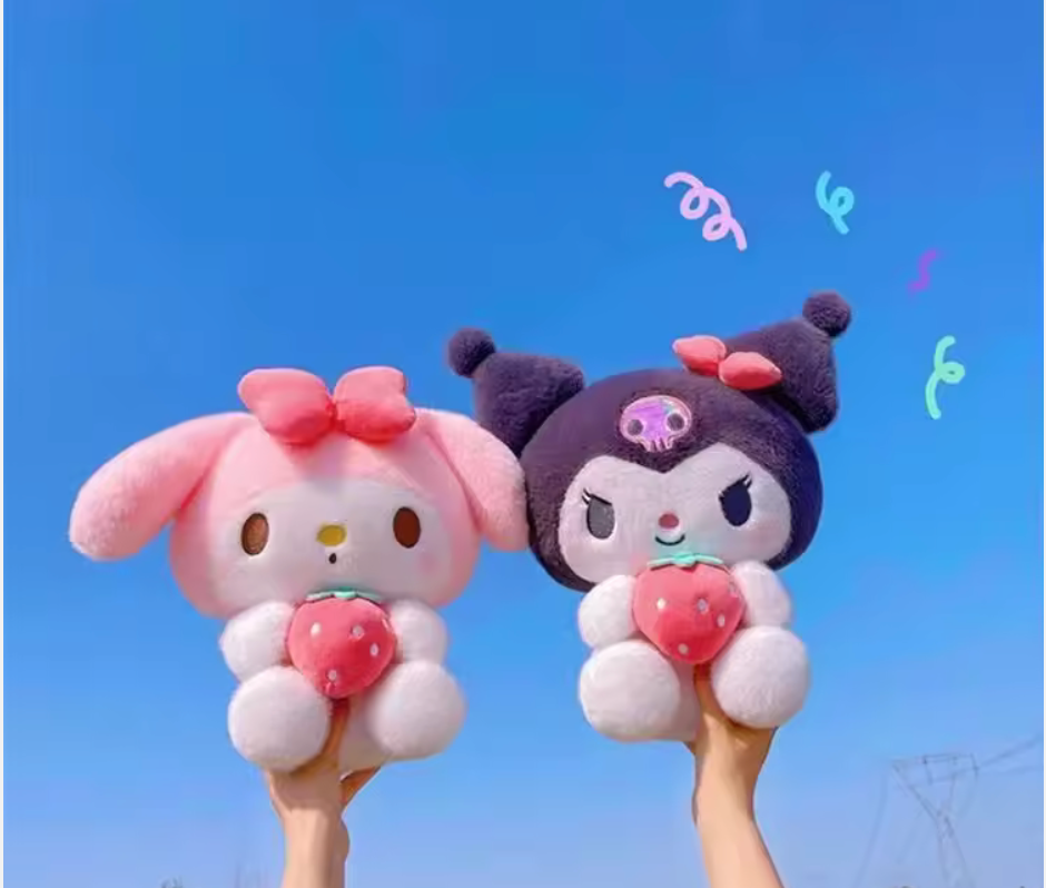 Large kruomi and Melody Plush